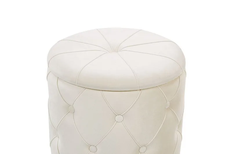 Olingskog Fotskammel med Oppbevaring 2-pk - Hvit - Møbler - Stoler - Krakk - Fotskammel