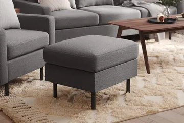 Peppe Fotskammel - Lysegrå - Møbler - Stoler - Krakk - Fotskammel