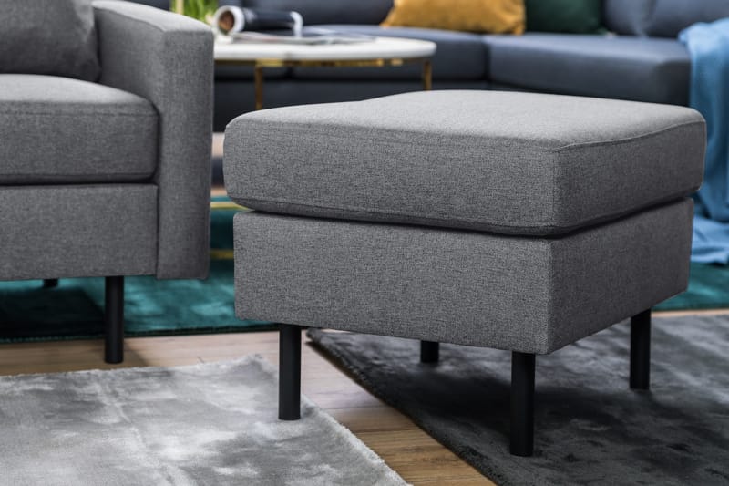 Peppe Fotskammel - Lysegrå - Møbler - Stoler - Krakk - Fotskammel