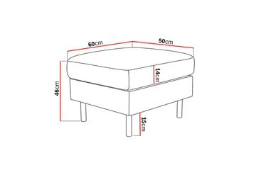 Peppe Fotskammel - Mørkegrå - Møbler - Stoler - Krakk - Fotskammel