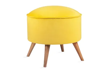 Phyllisann Fotskammel - Gul - Møbler - Stoler - Krakk - Fotskammel