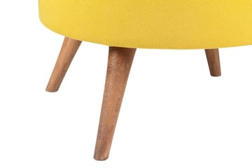 Phyllisann Fotskammel - Gul - Møbler - Stoler - Krakk - Fotskammel
