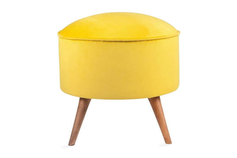 Phyllisann Fotskammel - Gul - Møbler - Stoler - Krakk - Fotskammel