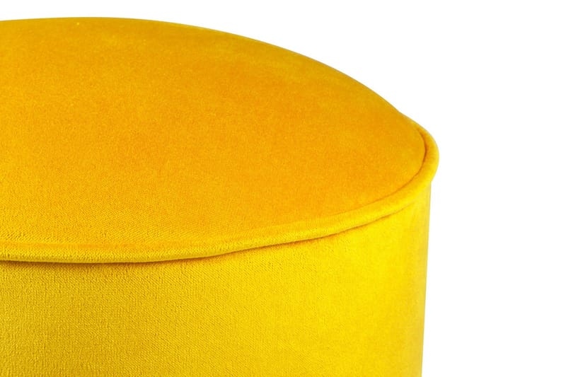 Phyllisann Fotskammel - Gul - Møbler - Stoler - Krakk - Fotskammel