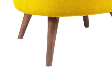 Phyllisann Fotskammel - Gul - Møbler - Stoler - Krakk - Fotskammel