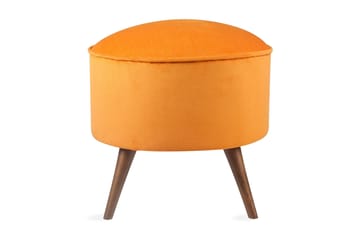 Phyllisann Fotskammel - Oransje - Møbler - Stoler - Krakk - Fotskammel