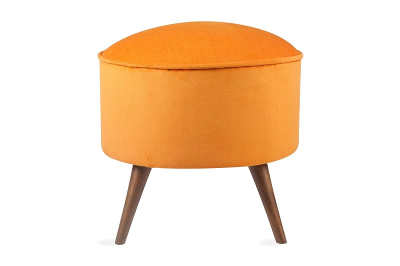 Phyllisann Fotskammel - Oransje - Møbler - Stoler - Krakk - Fotskammel