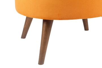 Phyllisann Fotskammel - Oransje - Møbler - Stoler - Krakk - Fotskammel