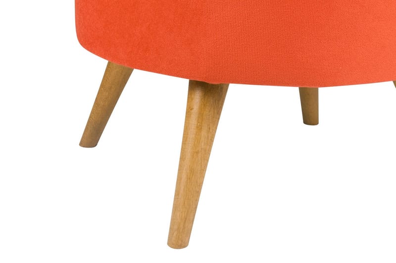 Phyllisann Fotskammel - Rød - Møbler - Stoler - Krakk - Fotskammel