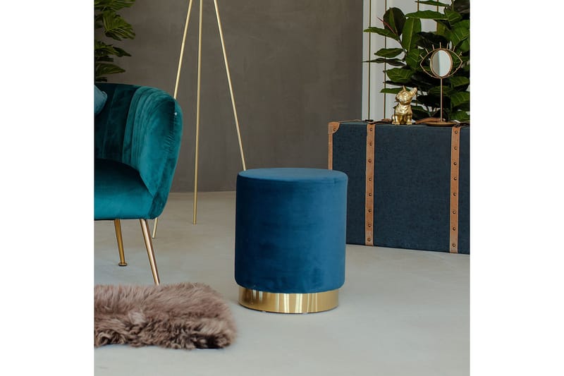 Puff La Perla - Blå - Møbler - Stoler - Krakk - Fotskammel