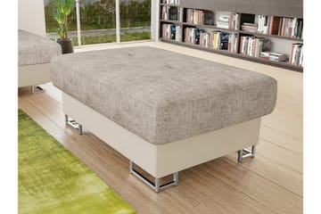 Reginia Fotpall 67 cm beige - Møbler - Stoler - Krakk - Fotskammel