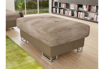 Reginia Fotpall 67 cm beige - Møbler - Stoler - Krakk - Fotskammel