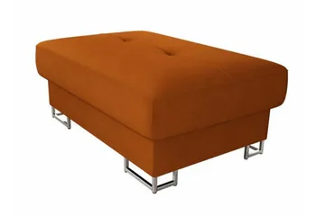 Reginia Fotpall 67 cm Dark Orange - Møbler - Stoler - Krakk - Fotskammel