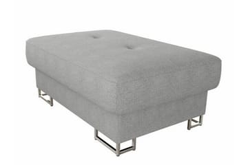 Reginia Fotpall 67 cm Ljusgrå - Møbler - Stoler - Krakk - Fotskammel