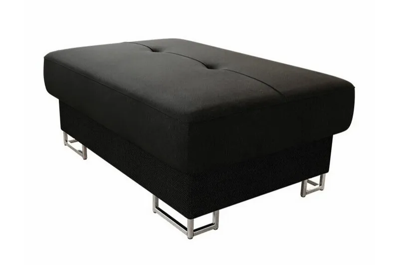 Reginia Fotpall 67 cm NO_BRAND Black