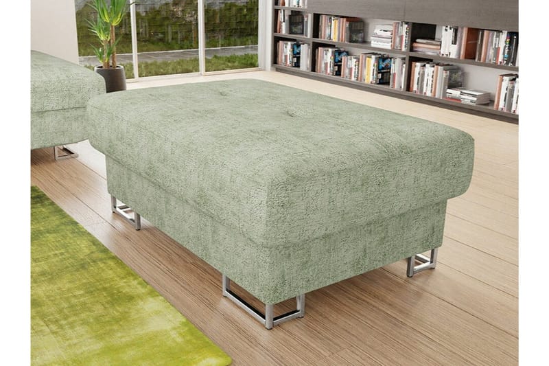Reginia Fotpall 67 cm NO_BRAND Light green/Green/Mint - Møbler - Stoler - Krakk - Fotskammel