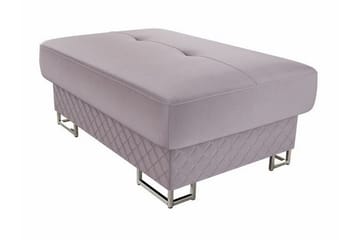 Reginia Fotpall 67 cm NO_BRAND Light purple - Møbler - Stoler - Krakk - Fotskammel