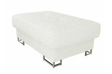 Reginia Fotpall 67 cm White - Møbler - Stoler - Krakk - Fotskammel