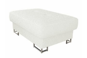 Reginia Fotpall 67 cm White - Møbler - Stoler - Krakk - Fotskammel