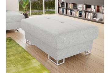 Reginia Fotpall 67 cm White - Møbler - Stoler - Krakk - Fotskammel