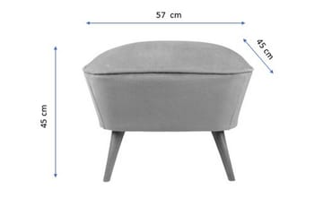 Saberi Fotskammel - Grønn - Møbler - Stoler - Krakk - Fotskammel
