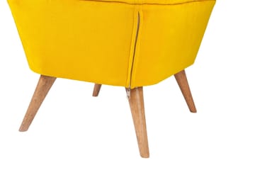 Saberi Fotskammel - Gul - Møbler - Stoler - Krakk - Fotskammel