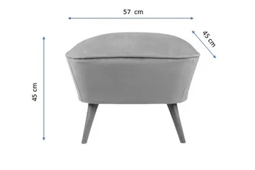 Saberi Fotskammel - Lilla - Møbler - Stoler - Krakk - Fotskammel