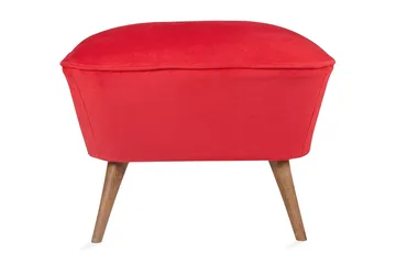 Saberi Fotskammel - Rød - Møbler - Stoler - Krakk - Fotskammel