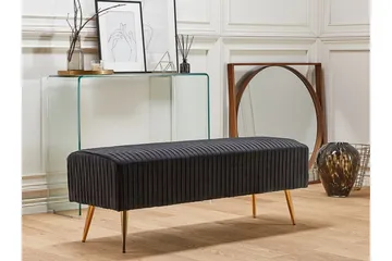 Salbertand Fotskammel - Svart - Møbler - Stoler - Krakk - Fotskammel