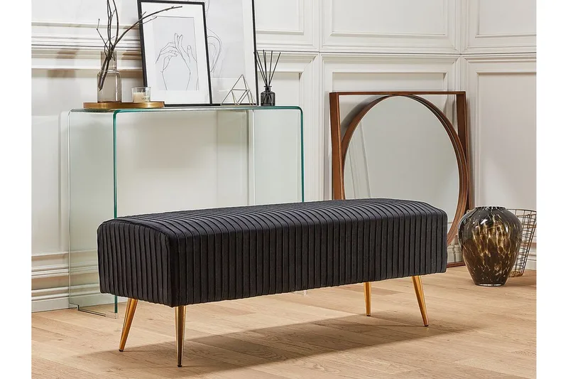 Salbertand Fotskammel - Svart - Møbler - Stoler - Krakk - Fotskammel