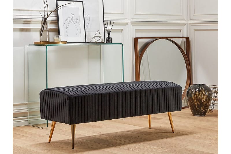 Salbertand Fotskammel - Svart - Møbler - Stoler - Krakk - Fotskammel