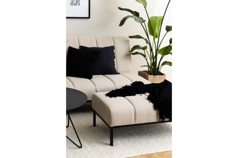 Sapita Fotpall 100 cm - Beige - Møbler - Stoler - Krakk - Fotskammel