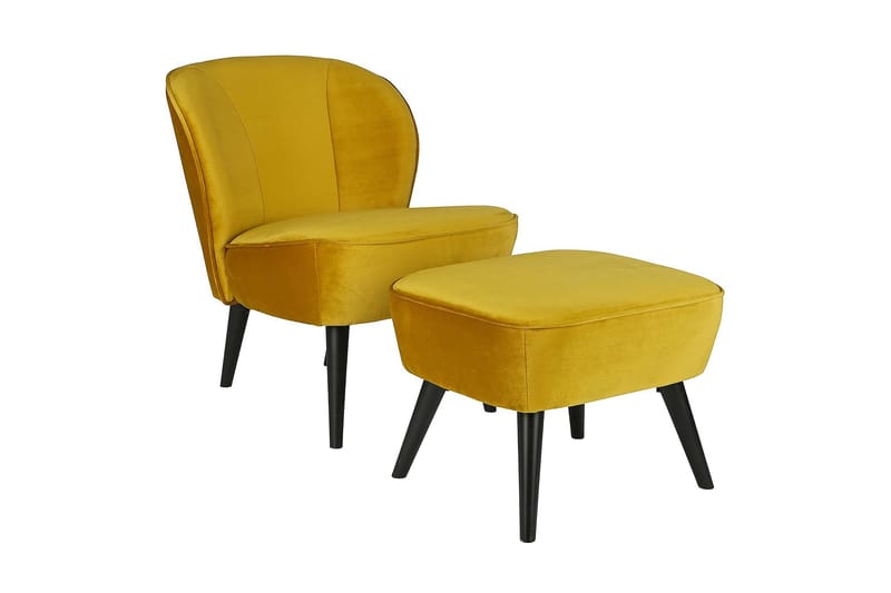 Serra Fotskammel - Oker - Møbler - Stoler - Krakk - Fotskammel