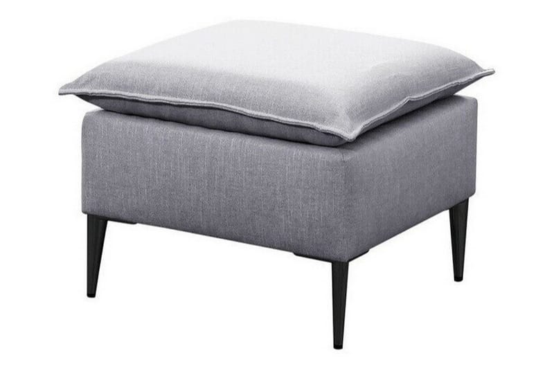 Staffin Fotpall 50 cm Light grey/Dark grey