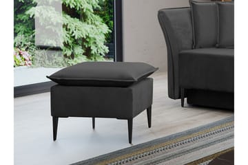 Staffin Fotpall 50 cm NO_BRAND Dark grey - Møbler - Stoler - Krakk - Fotskammel