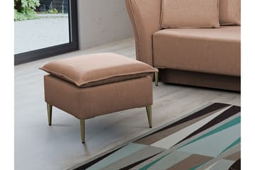 Staffin Fotpall 50 cm NO_BRAND Light brown - Møbler - Stoler - Krakk - Fotskammel