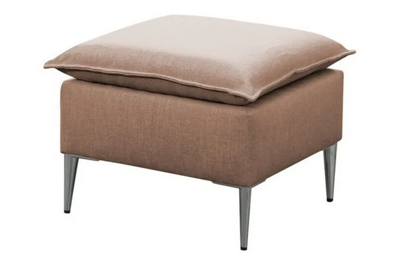 Staffin Fotpall 50 cm NO_BRAND Light brown