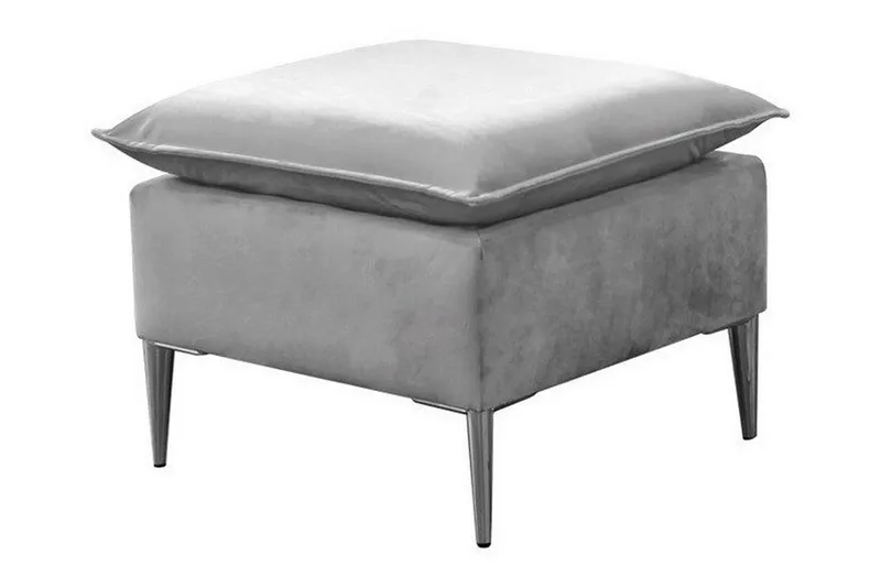 Staffin Fotpall 50 cm NO_BRAND Light grey/Dark grey