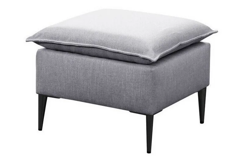 Staffin Fotpall 50 cm NO_BRAND Light grey/Dark grey