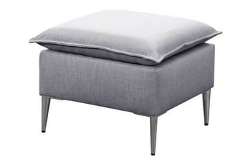 Staffin Fotpall 50 cm NO_BRAND Light grey/Dark grey - Møbler - Stoler - Krakk - Fotskammel