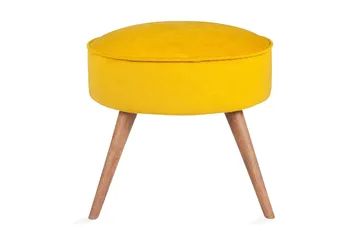 Stefanescu Fotskammel - Gul - Møbler - Stoler - Krakk - Fotskammel