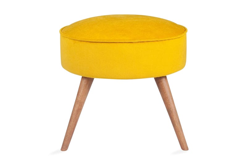 Stefanescu Fotskammel - Gul - Møbler - Stoler - Krakk - Fotskammel
