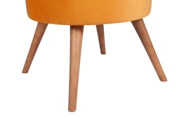 Stefanescu Fotskammel - Oransje - Møbler - Stoler - Krakk - Fotskammel