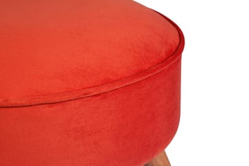 Stefanescu Fotskammel - Rød - Møbler - Stoler - Krakk - Fotskammel