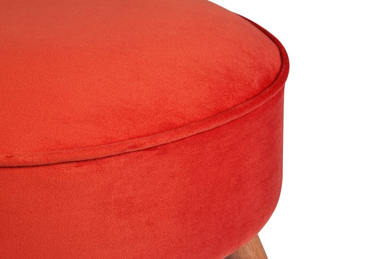 Stefanescu Fotskammel - Rød - Møbler - Stoler - Krakk - Fotskammel