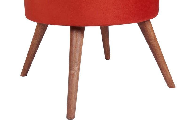 Stefanescu Fotskammel - Rød - Møbler - Stoler - Krakk - Fotskammel