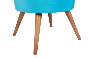 Stefanescu Fotskammel - Turkis - Møbler - Stoler - Krakk - Fotskammel