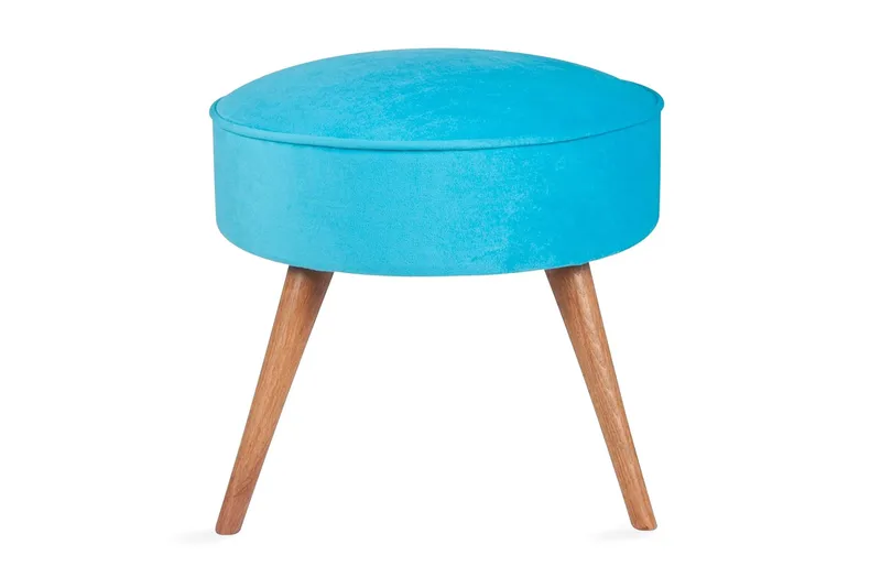 Stefanescu Fotskammel - Turkis - Møbler - Stoler - Krakk - Fotskammel