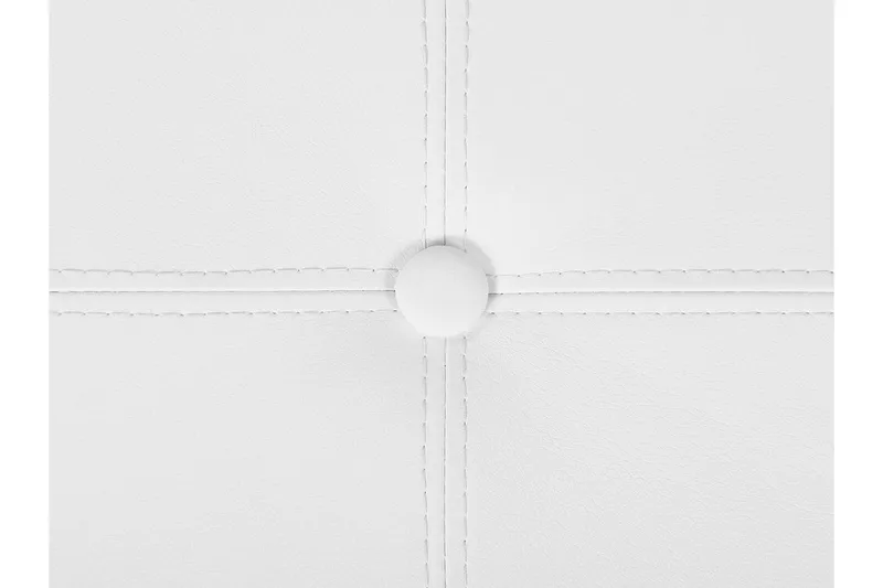 Syosset Fotskammel med Oppbevaring - Hvit - Møbler - Stoler - Krakk - Fotskammel