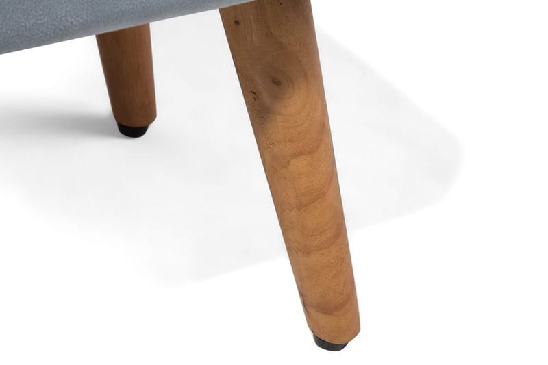 TAKOMA Fotskammel 30 x 50 cm - Grå - Møbler - Stoler - Krakk - Fotskammel